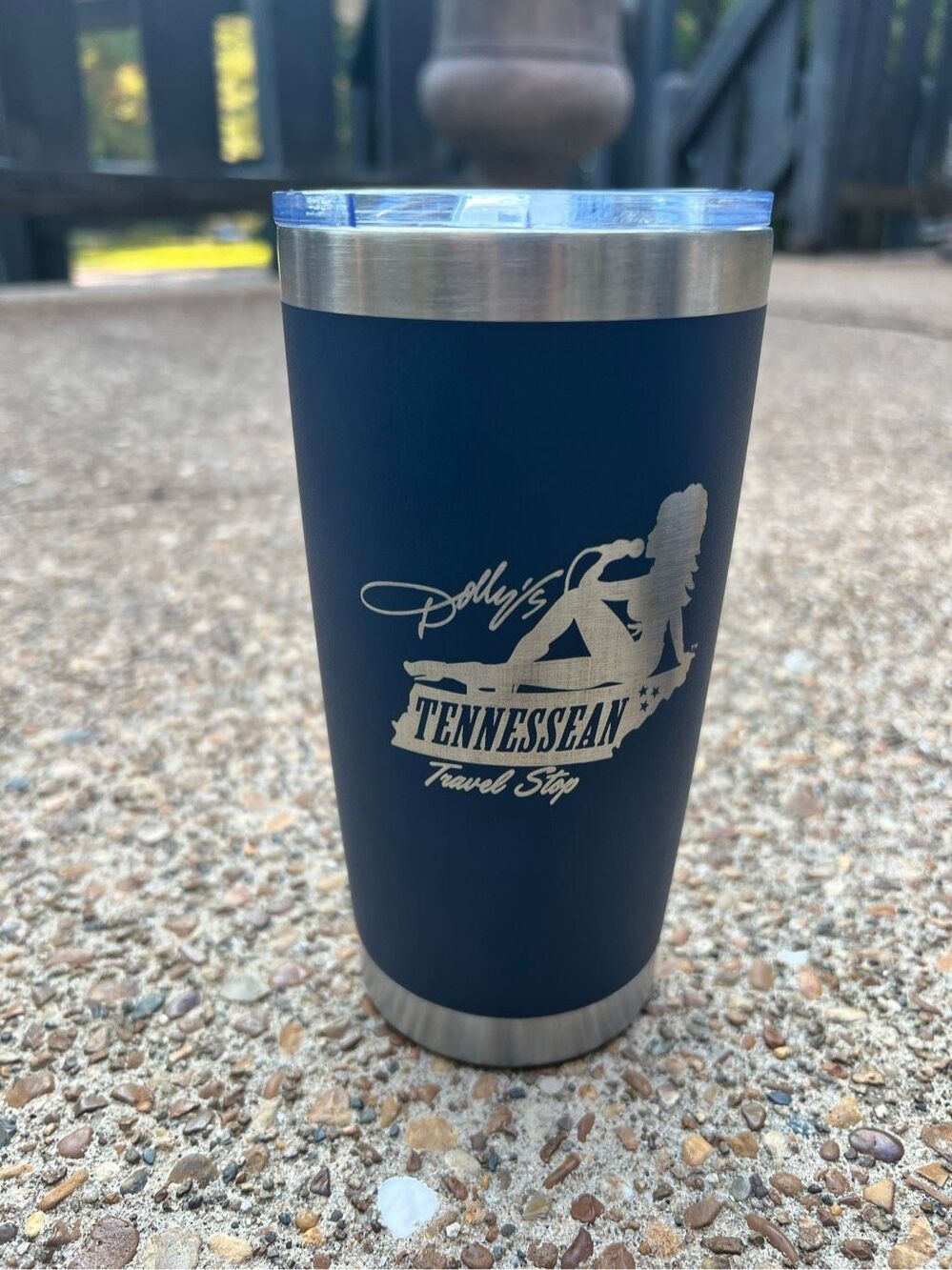 Dolly Parton Dolly’s Tennessean Travel Stop Stainless Steel 20oz Tumbler Mug New